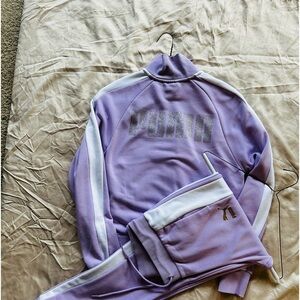 Lavender puma sweatsuit size small used very good condition